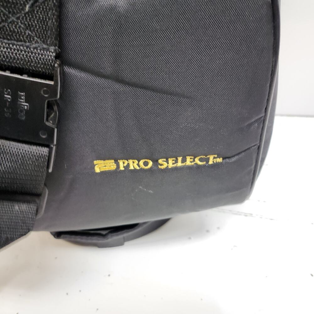 PRO SELECT Golf Staff Cart Bag | 6-Way Divider | Black w/ Rain Hood - Picture 6 of 14